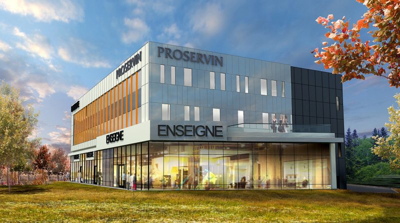 Complexe Synerca - Blainville - Perspective